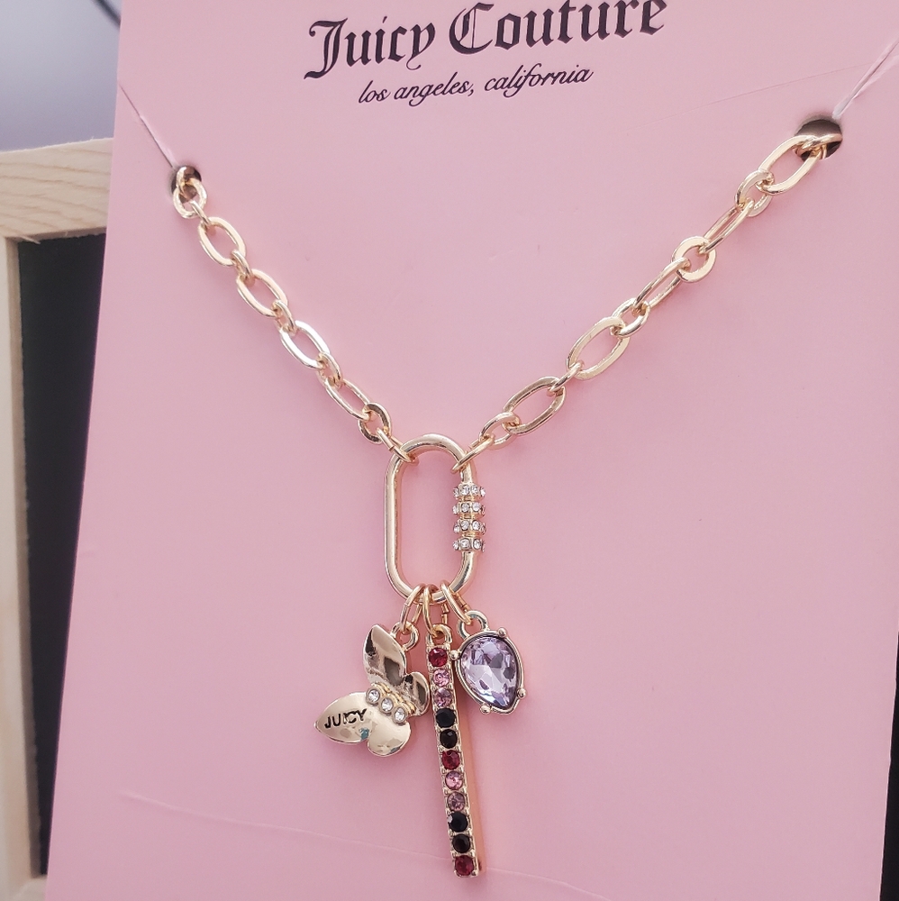 Juicy Couture Charmed Butterfly Necklace 🦋 - Picture 3 of 10